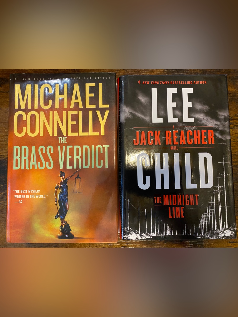 📘NYT Bestseller Hardcover Book Bundle- Lee Child & Michael Connelly-Jack Reacher